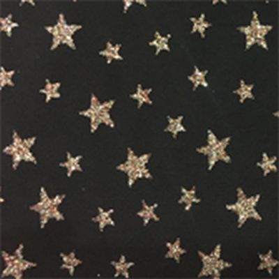 Kód: 38742 Elasztikus tüll csillag glitteres mintás